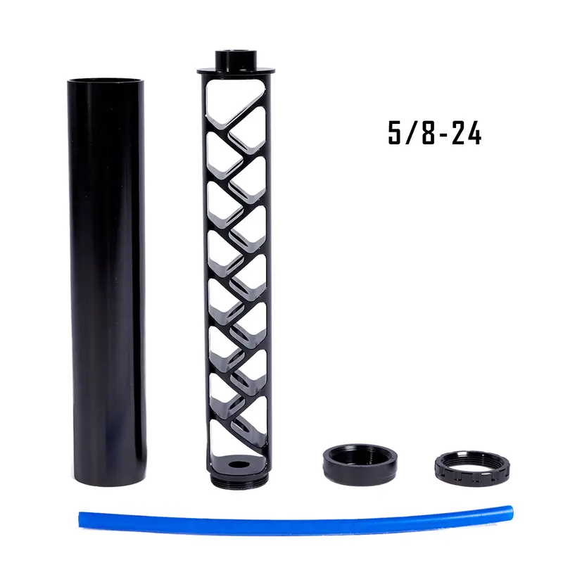 10Inch 430 1/2-28 5/8-24 Single Core Aluminum Tube Car Fuel Filter For Napa 4003 Wix 24003 Solvent Black 2