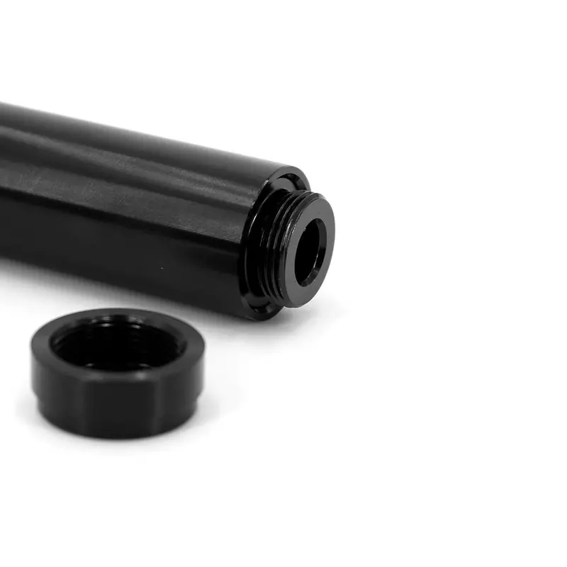 6Inch 414 Spiral 5/8-24 Single Core Aluminum Tube Car Fuel Filter For Napa 4003 Wix 24003 Solvent Black 2