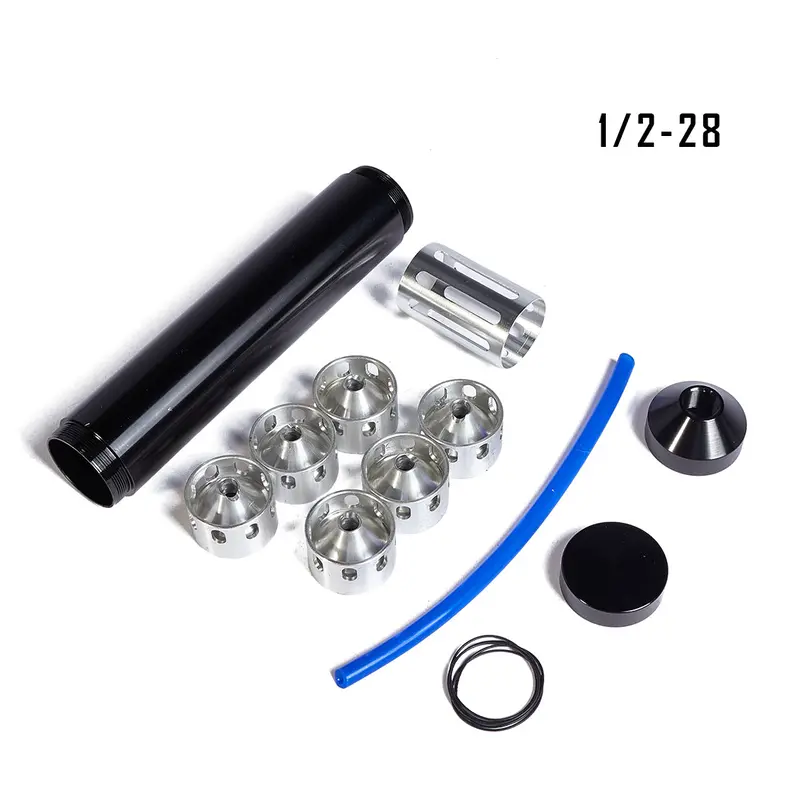 9 Inchs Fuel Filter 1/2 28" 5/8 24" Aluminum For Napa 4003 Wix 24003 Fuel Filtert Black 1