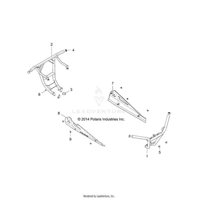 Accessory: Bumpers And Sliders - 2015 Polaris Rzr Xp 1000 1