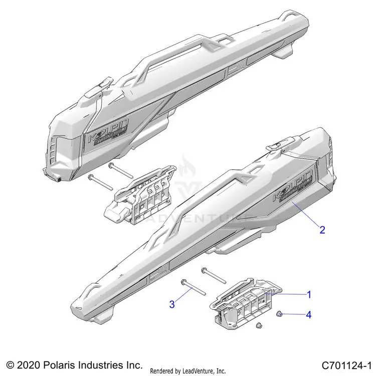 Accessory: Gun Boot And Mount - 2021 Polaris General Xp 1000 Hunter 1