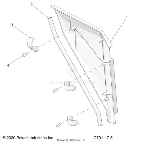 Body: Bolster Panels - 2021 Polaris Rzr S 4 1000 1