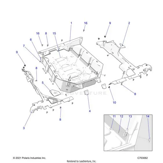 Body: Cargo Box - 2022 Polaris Rzr Pro R Ultimate 1