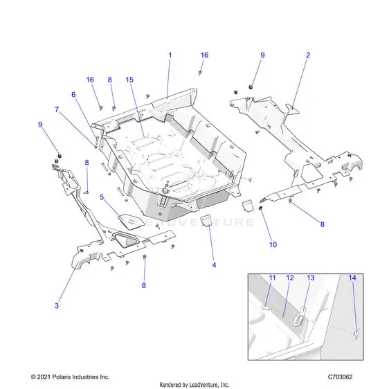 Body: Cargo Box - 2023 Polaris Rzr Pro R 4 Sport 1