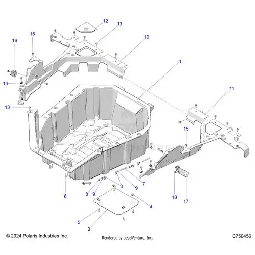 Body: Cargo Box - 2025 Polaris Rzr Pro S Premium 1