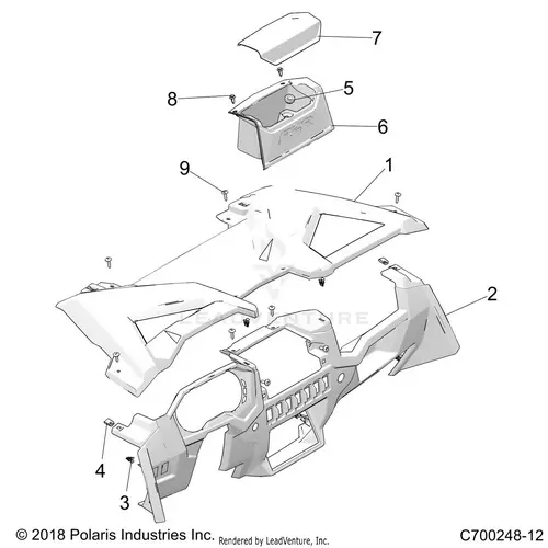 Body: Dash - 2022 Polaris Rzr Xp 4 1000 Premium 1