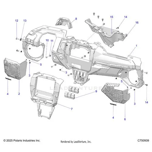 Body: Dash Lower - 2026 Polaris Rzr Pro R 4 Le 1