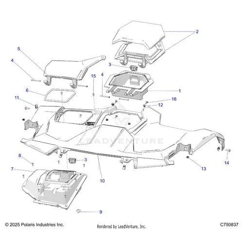 Body: Dash Upper - 2026 Polaris Rzr Pro S Ultimate 1