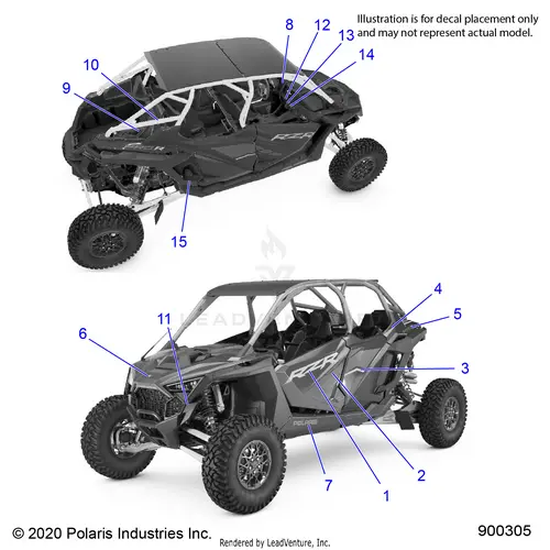 Body: Decals - 2022 Polaris Rzr Pro R 4 Ultimate 1