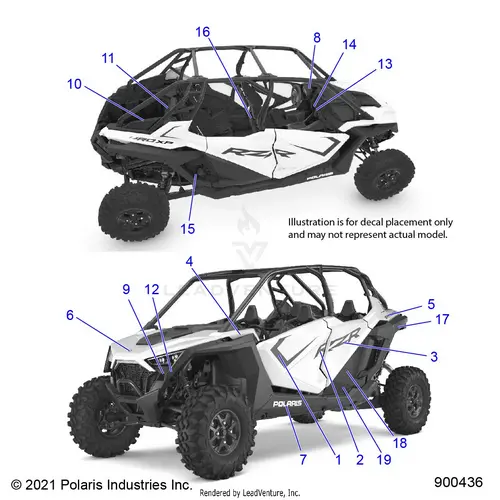 Body: Decals - 2022 Polaris Rzr Pro Xp 4 Premium Evap 1