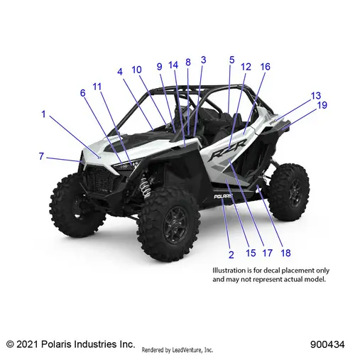 Body: Decals - 2022 Polaris Rzr Pro Xp Premium/Evap 1