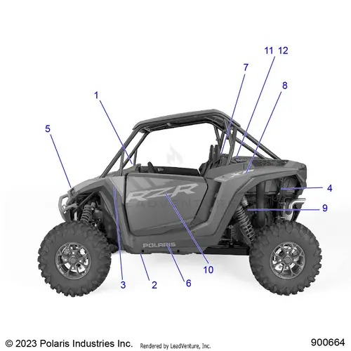 Body: Decals - 2024 Polaris Rzr Xp 1000 Ultimate 1