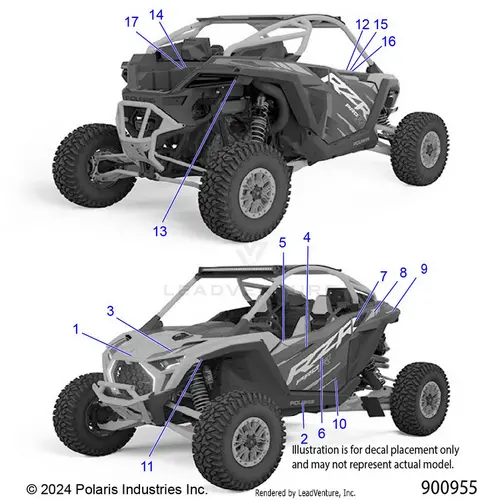 Body: Decals - 2025 Polaris Rzr Pro R Factory Armored Le Ultimate 1