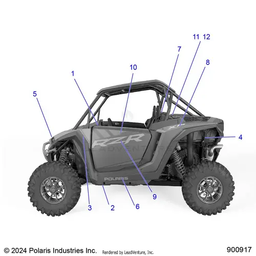 Body: Decals - 2025 Polaris Rzr Xp 1000 Ultimate 1