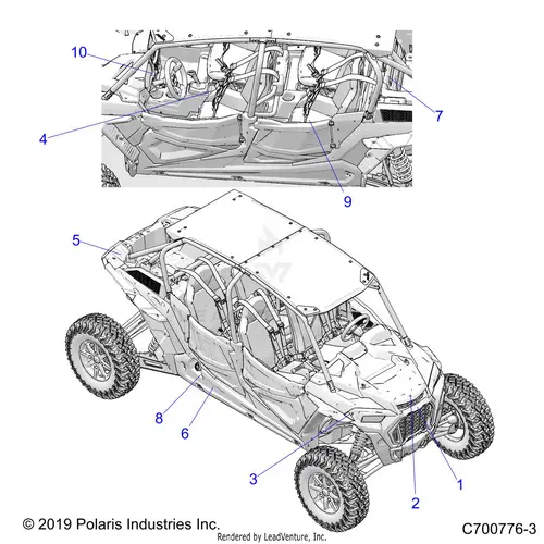 Body: Decals Common (2) - 2020 Polaris Rzr Turbo S 4 1