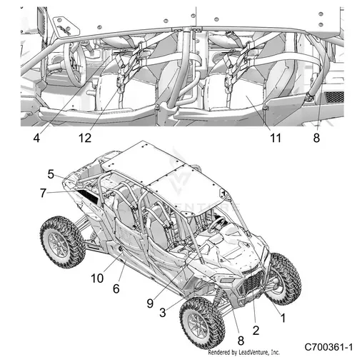 Body: Decals Common - 2019 Polaris Rzr Xp 4 Turbo S 1
