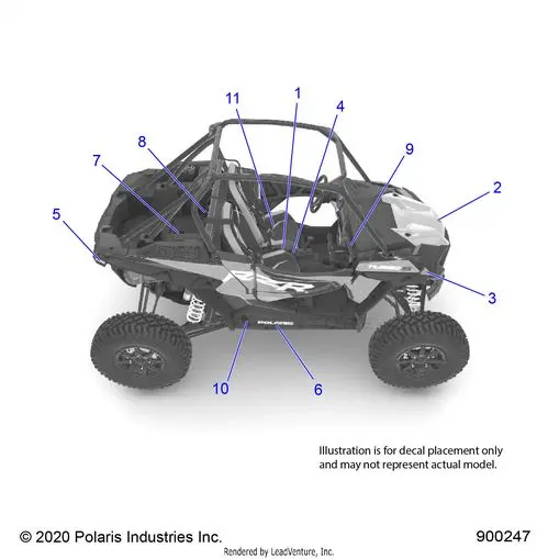 Body: Decals Common - 2021 Polaris Rzr Turbo S 1