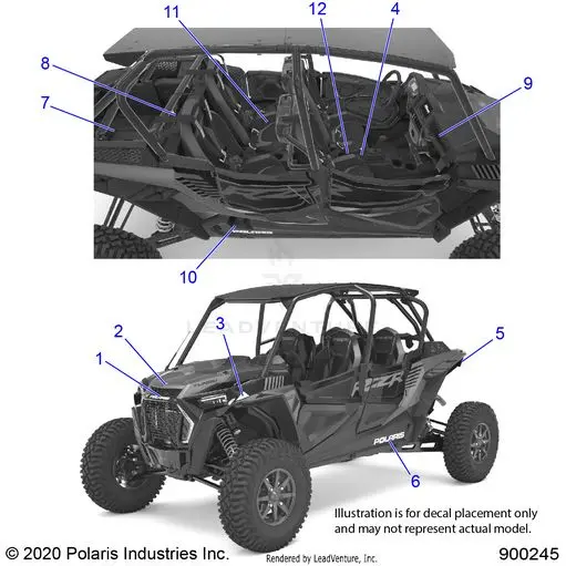 Body: Decals Common - 2021 Polaris Rzr Turbo S 4 1