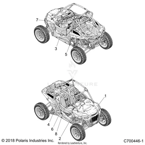 Body: Decals Graphics - 2019 Polaris Rzr Xp Turbo S Velocity 1