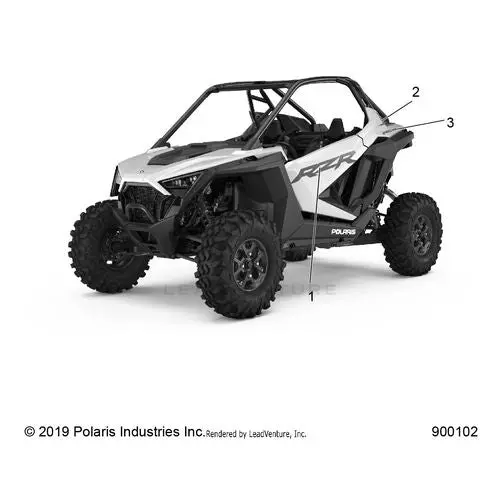 Body: Decals Graphics - 2021 Polaris Rzr Pro Xp Ultimate Ca 1