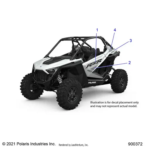 Body: Decals Graphics - 2023 Polaris Rzr Pro R Ultimate 1