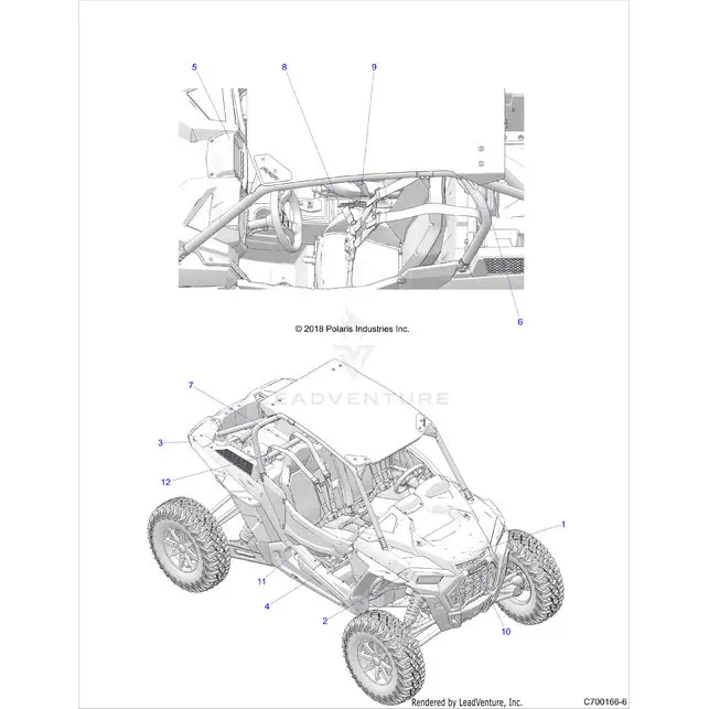 Body: Decals Standard - 2020 Polaris Rzr Turbo S 1