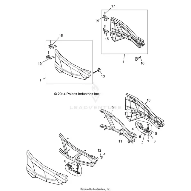Body: Doors - 2016 Polaris Rzr S 900 1