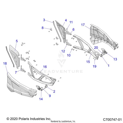 Body: Doors - 2021 Polaris Rzr Turbo S 1