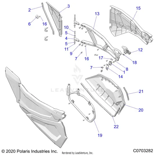 Body: Doors - 2021 Polaris Rzr Xp 1000 Trails & Rocks 1