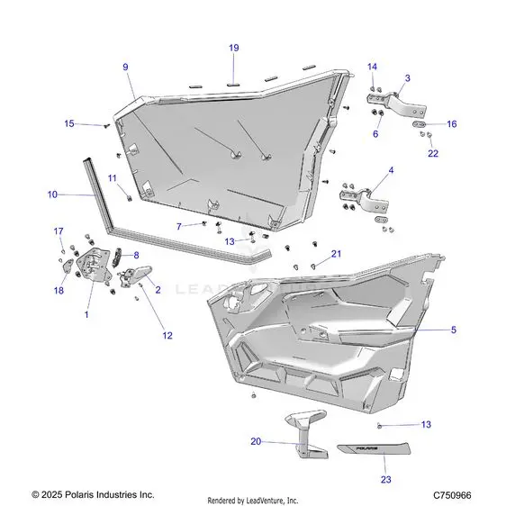 Body: Doors - 2026 Polaris Rzr Pro R Le 1