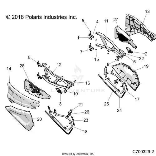 Body: Doors (3) - 2020 Polaris Rzr Xp 1000 1
