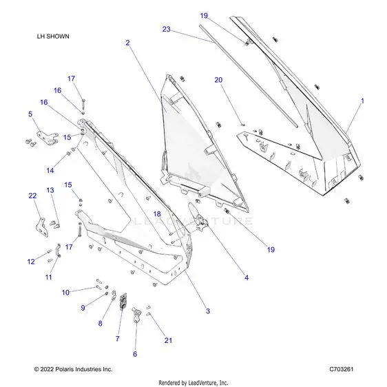 Body: Doors Front - 2024 Polaris Rzr Pro R 4 Ultimate 1