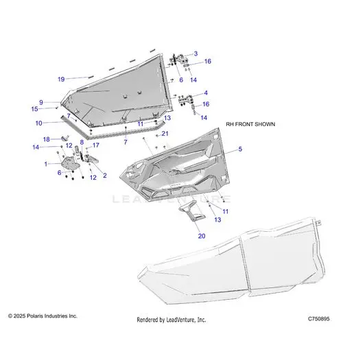 Body: Doors Front - 2026 Polaris Rzr Pro S 4 Ultimate 1