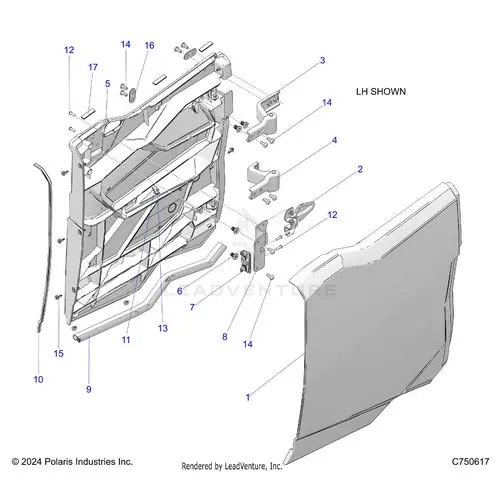 Body: Doors Rear - 2026 Polaris Rzr Pro S 4 Ultimate Evap Le 1