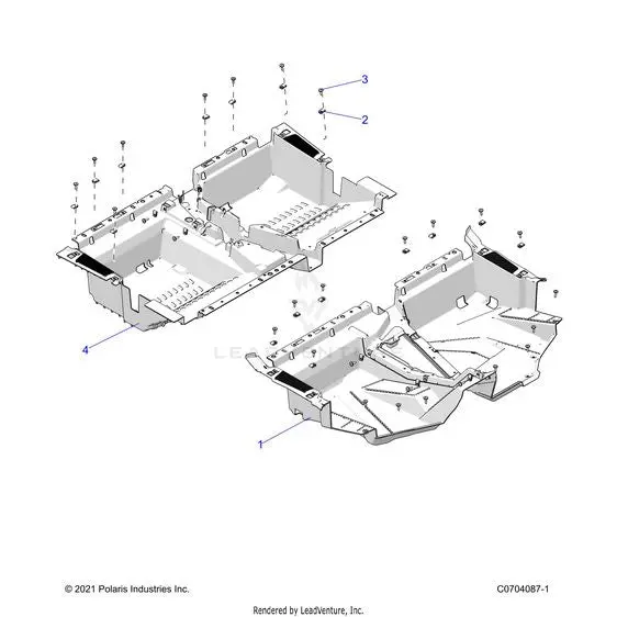 Body: Floor - 2026 Polaris Rzr Xp S 4 1000 Ultimate 1