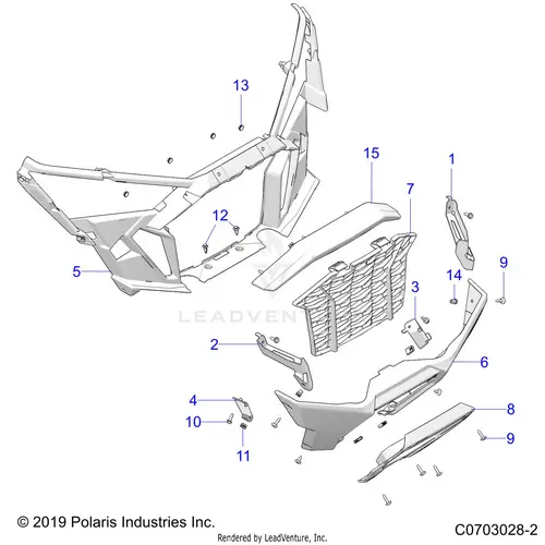 Body: Front Bumper - 2020 Polaris Rzr Pro Xp 4 1
