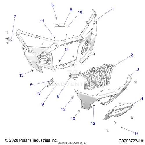 Body: Front Bumper - 2023 Polaris Rzr Turbo R Ultimate 1