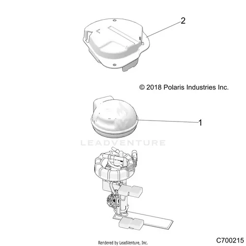 Body: Fuel Pfa Cover - 2018 Polaris Rzr S 900 1