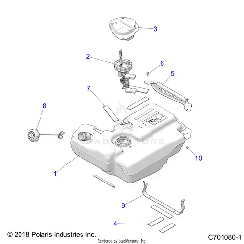 Body: Fuel Tank Evap - 2020 Polaris Rzr S 1000 Eps 1