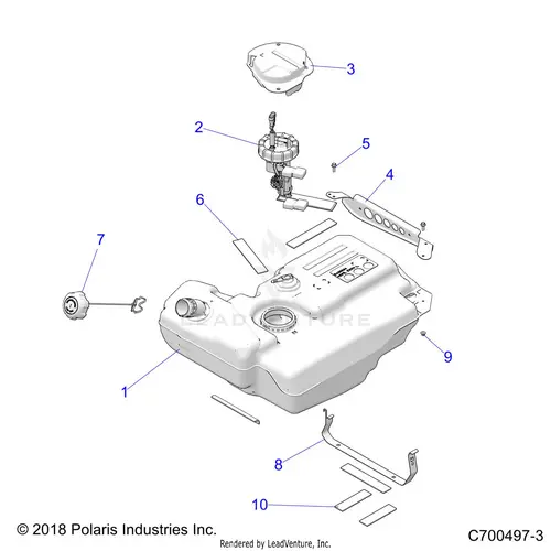 Body: Fuel Tank Evap - 2021 Polaris Rzr S 4 1000 1