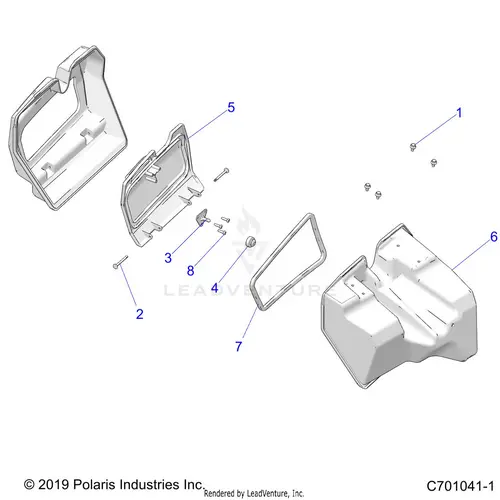 Body: Glovebox - 2020 Polaris Rzr 570 1