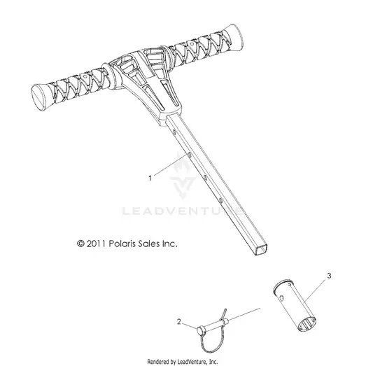 Body: Grab Bar Passenger - 2015 Polaris Rzr 570 1