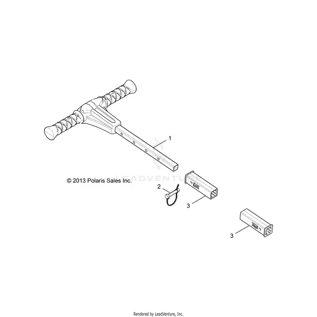 Body: Grab Bar Passenger - 2015 Polaris Rzr Xp 1000 1