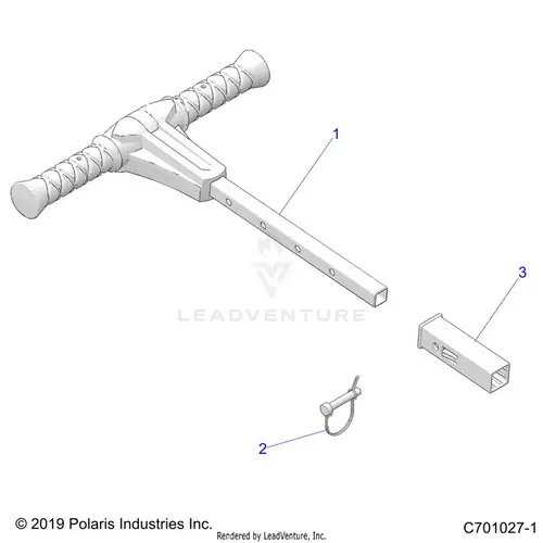 Body: Grab Bar Passenger - 2022 Polaris Rzr Trail S 1000 Ultimate 1