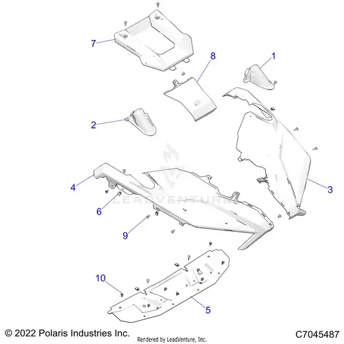 Body: Hood - 2022 Polaris Rzr Pro Xp Ultimate Rockford Le 1