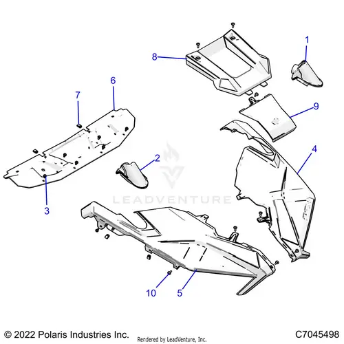 Body: Hood - 2023 Polaris Rzr Pro Xp Ultimate 1