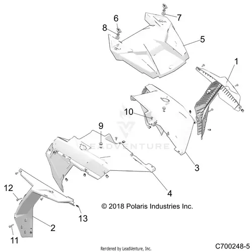Body: Hood And Front Body Work - 2019 Polaris Rzr Xp 1000 1
