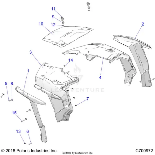 Body: Hood And Front Body Work - 2021 Polaris Rzr S 4 1000 1