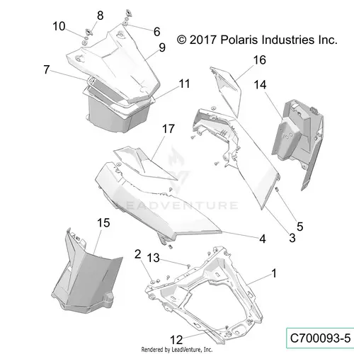 Body: Hood And Liner - 2018 Polaris Rzr Rs1 1