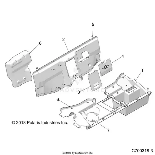 Body: Rear Closeoff - 2021 Polaris Rzr Turbo S 1